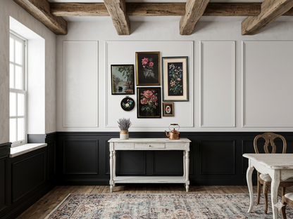 Midnight Heirloom – Vintage Embroidery Frame Gallery Set
