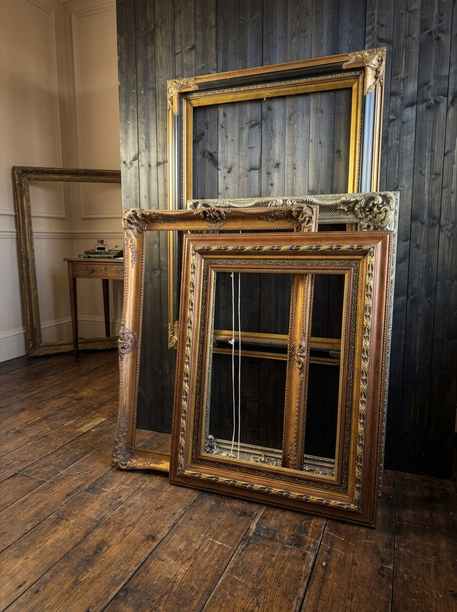 XXL Large Vintage Ornate French Style Gilt Frames Collection
