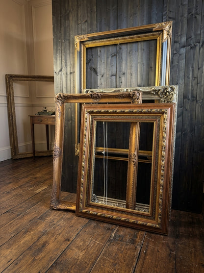XXL Large Vintage Ornate French Style Gilt Frames Collection