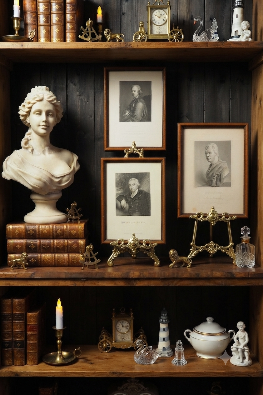 Set of 3 Antique Framed Portrait Engravings Prints  – Sir Walter Scott, Edward Jenner & John Dryden