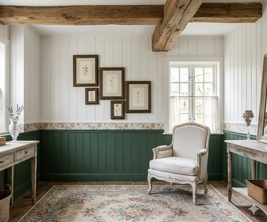 Cottage Blooms – Vintage-Inspired Floral Frame Gallery