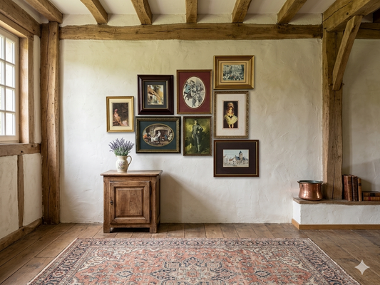 Classic Curiosities – 8-Piece Vintage Print Gallery in Mix of Frames