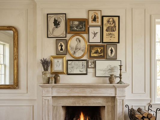 Noir Elegance Collection – Vintage Gallery Wall Set