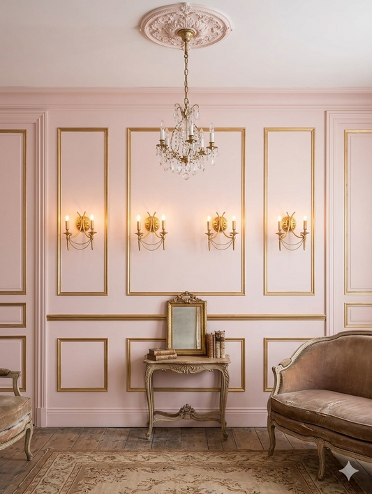 Vintage 1960s Gaetano Sciolari Hollywood Regency Gilt Brass Wall Sconces
