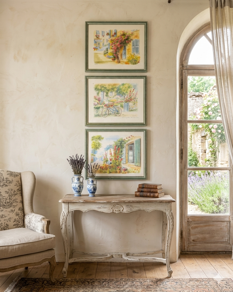 The French Atelier Set – Signed Framed Art Prints by Danielle Lebeau