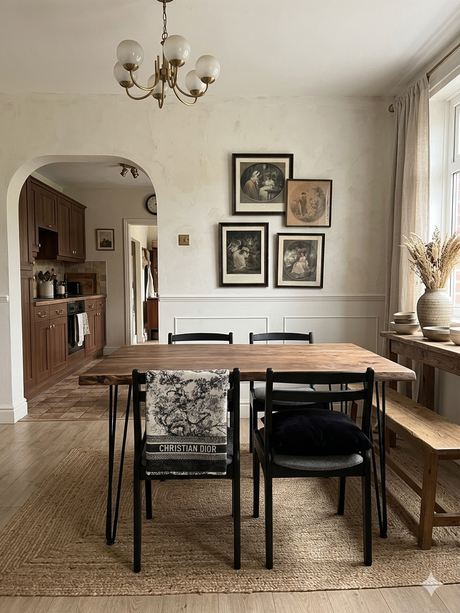 Vintage Black & Gold 1920s Gallery wall set