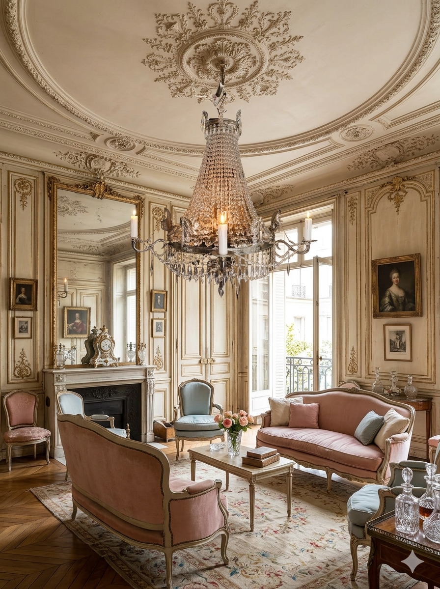 XXL Versailles Crystal Vintage French 16-Light Empire Ballroom Ceiling Chandelier