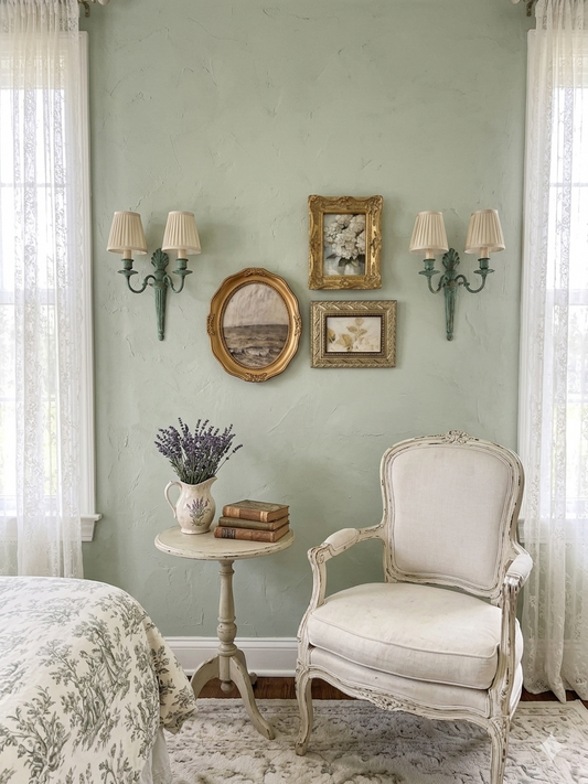 Romantic Gallery Wall Set – Oval & Ornate Vintage-Style Frames