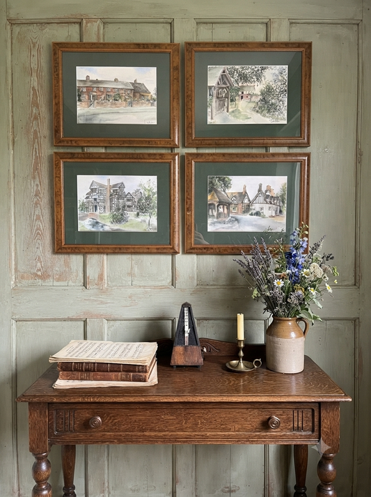 Vintage Lynn Rhodes Gallery Wall Set - Framed Original Artwork Collection