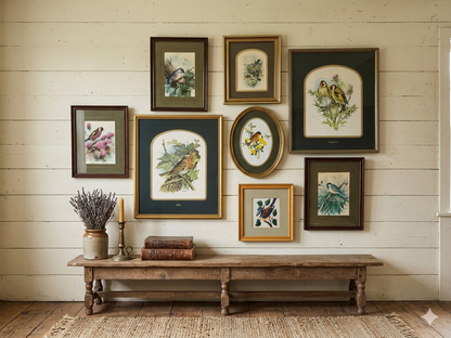 Vintage Gallery Wall Set: Regal Woodland Vintage Frame Series