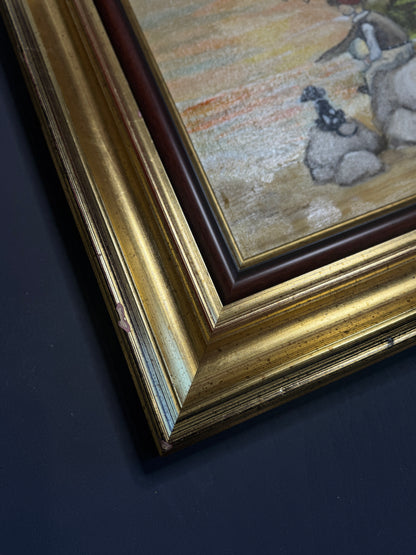 Seaside Bond - Original Oil painting by N.G. Reynolds