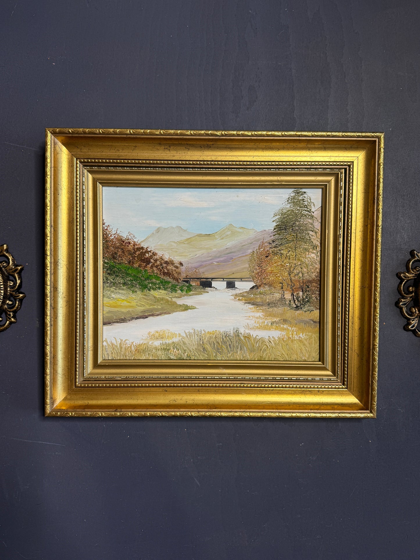 Heritage Countryside View – Luxury Farmhouse Oil Artwork