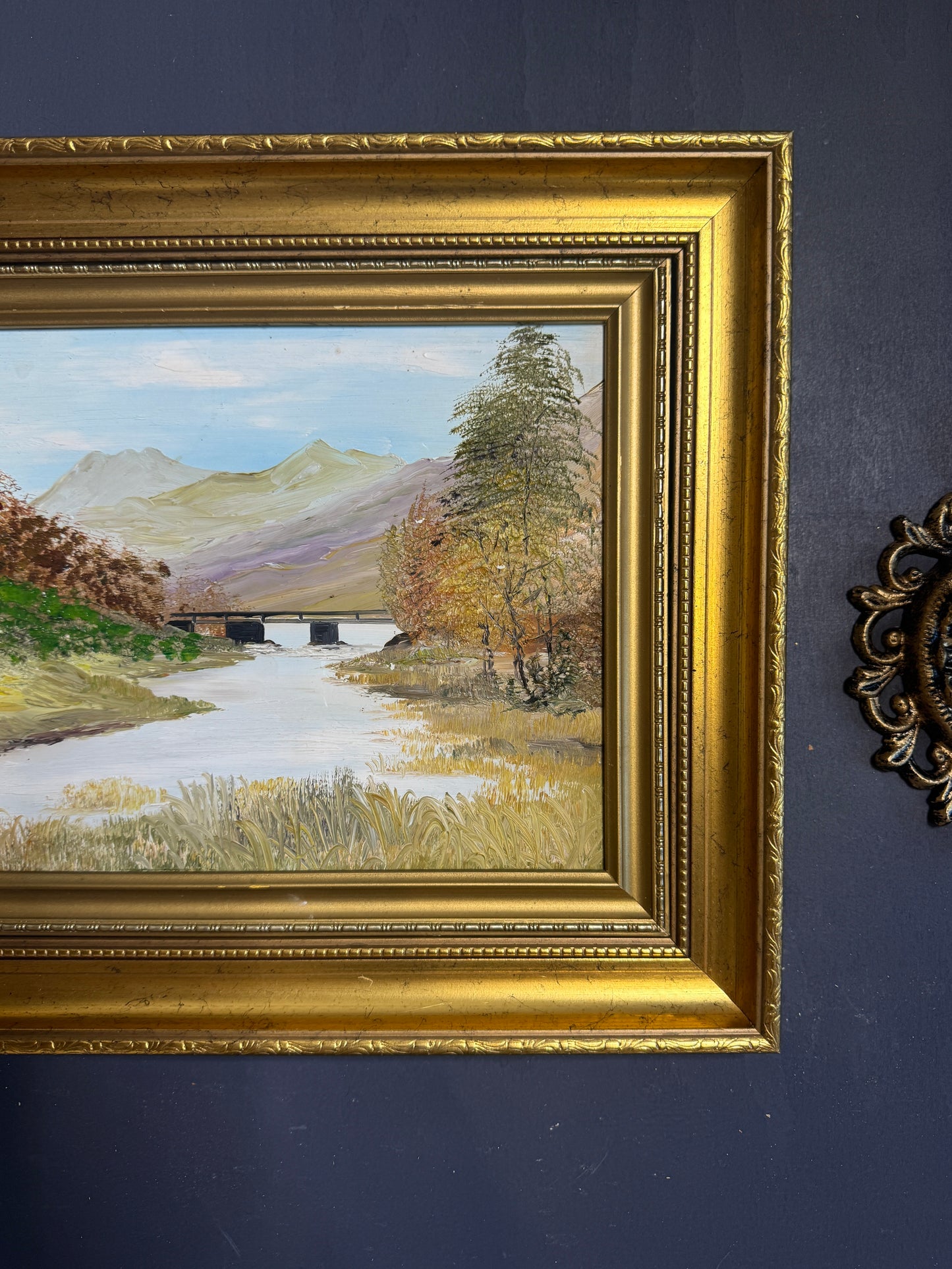 Heritage Countryside View – Luxury Farmhouse Oil Artwork
