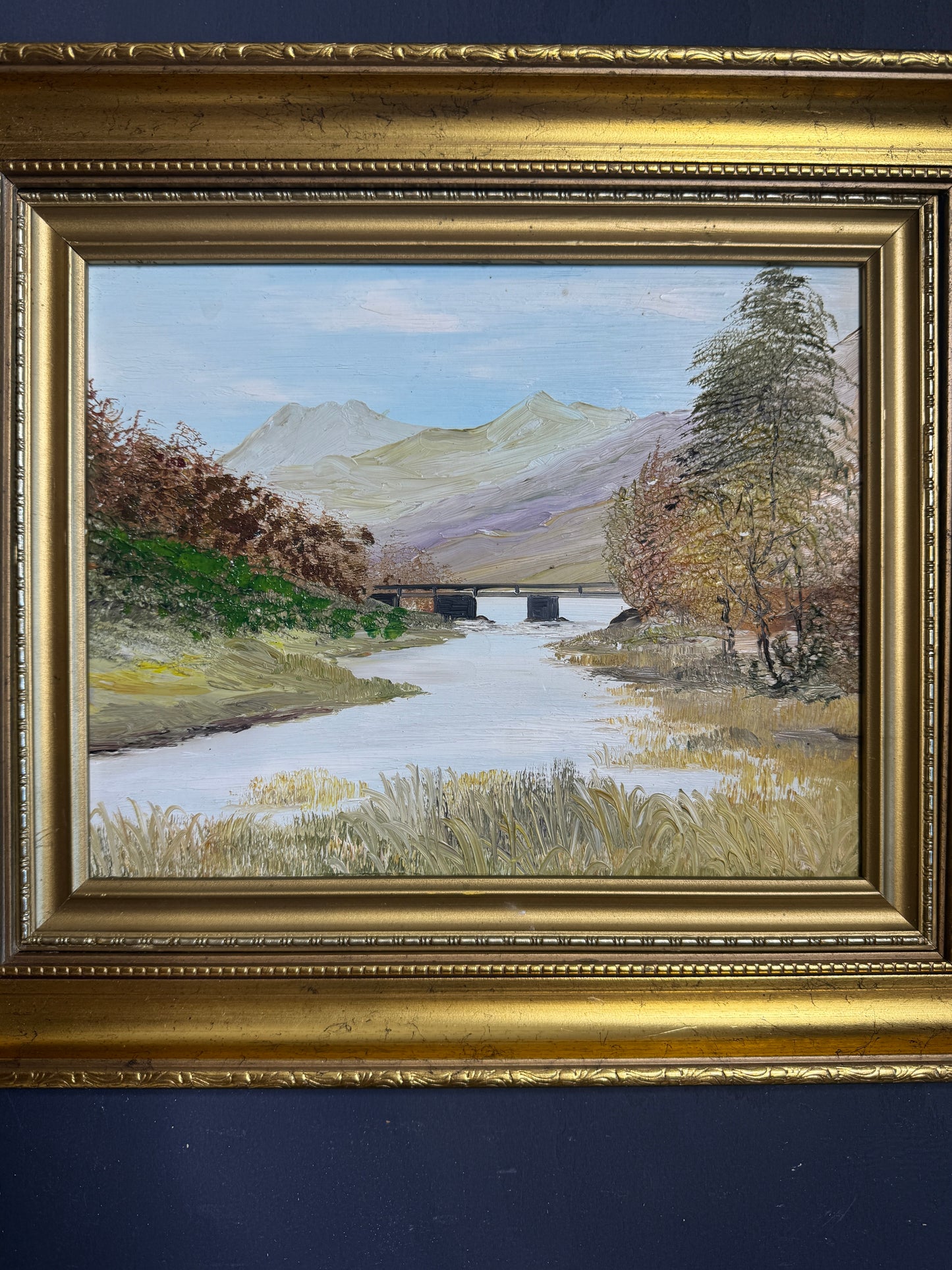 Heritage Countryside View – Luxury Farmhouse Oil Artwork