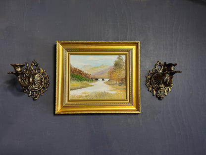 Heritage Countryside View – Luxury Farmhouse Oil Artwork