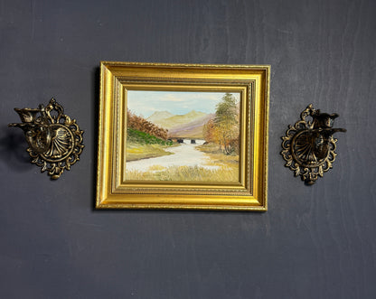 Heritage Countryside View – Luxury Farmhouse Oil Artwork