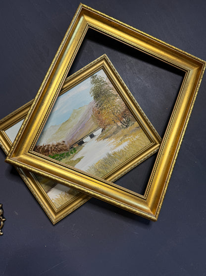 Heritage Countryside View – Luxury Farmhouse Oil Artwork