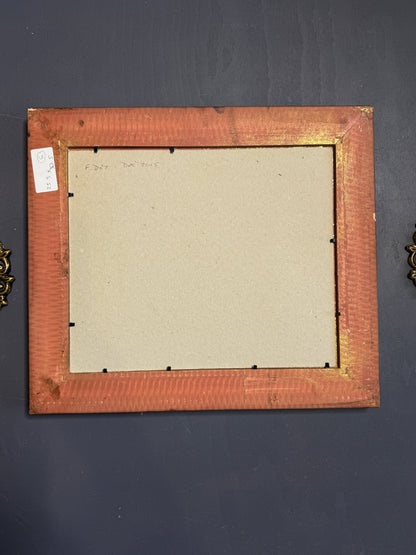 Vintage Oil Painting of Crag End Farm (Lake District) in a Gold Ornate Frame