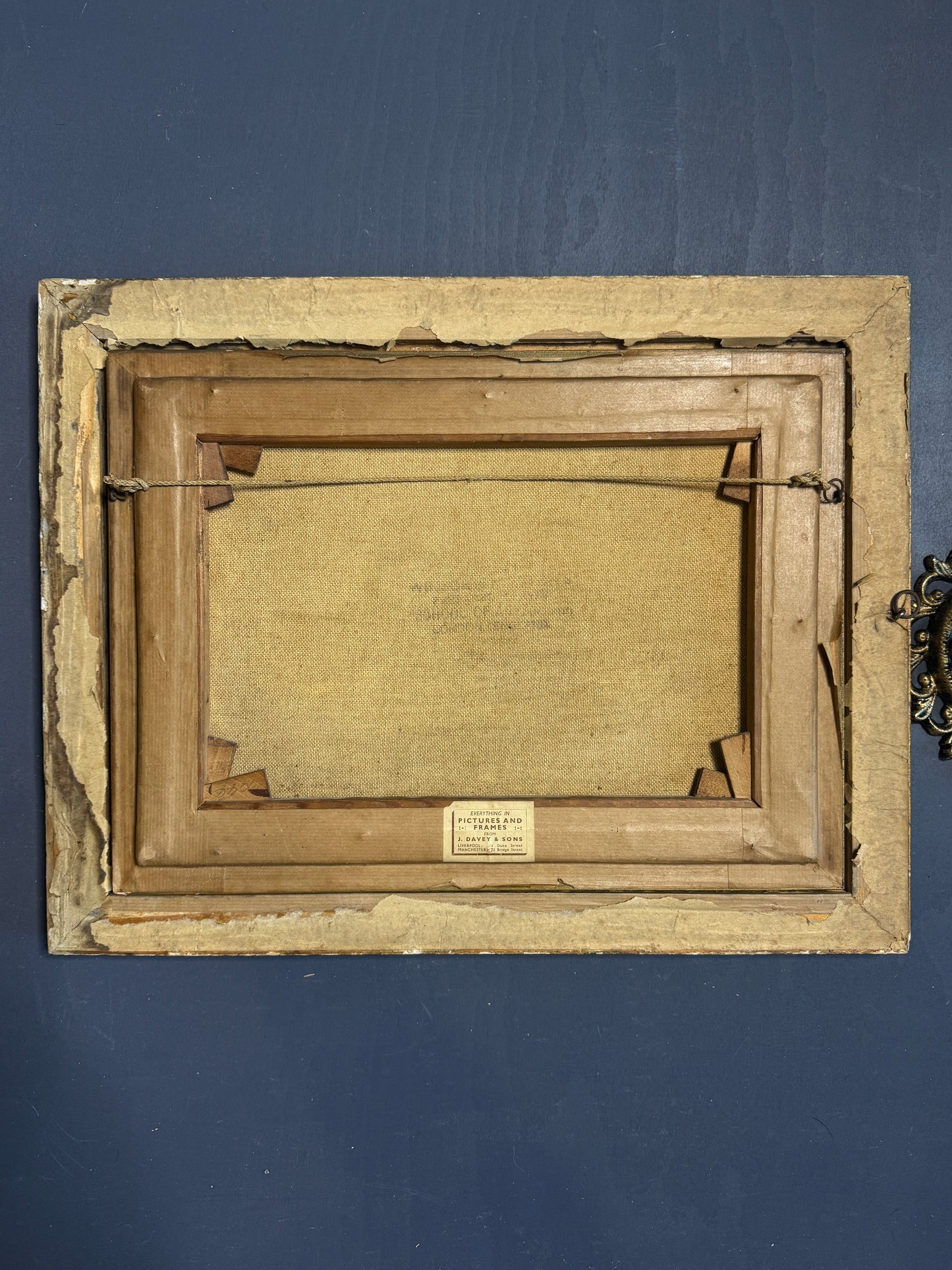 Harbour Serenity – Signed 1934 Vintage Seascape Oil Painting