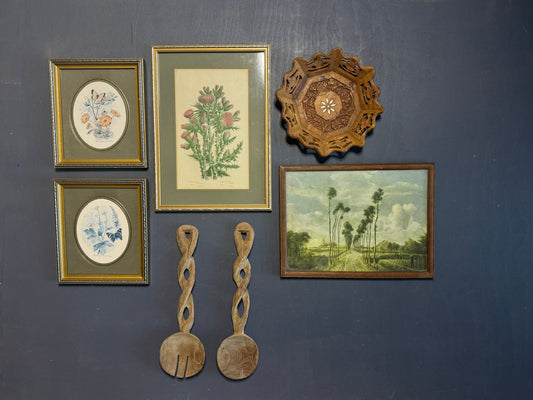 The Heritage Green Barnhouse Vintage Gallery Wall Set