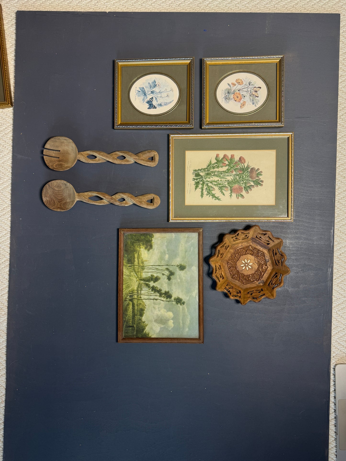 The Heritage Green Barnhouse Vintage Gallery Wall Set