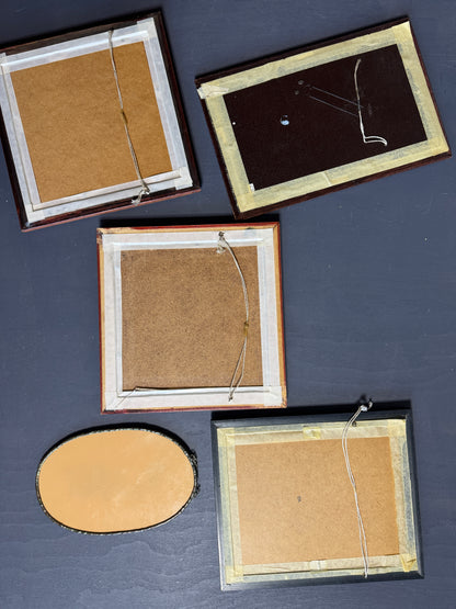 Imperial Reflections Wall Ensemble – Engraved Glass & Antique Chinese Art Gallery Set