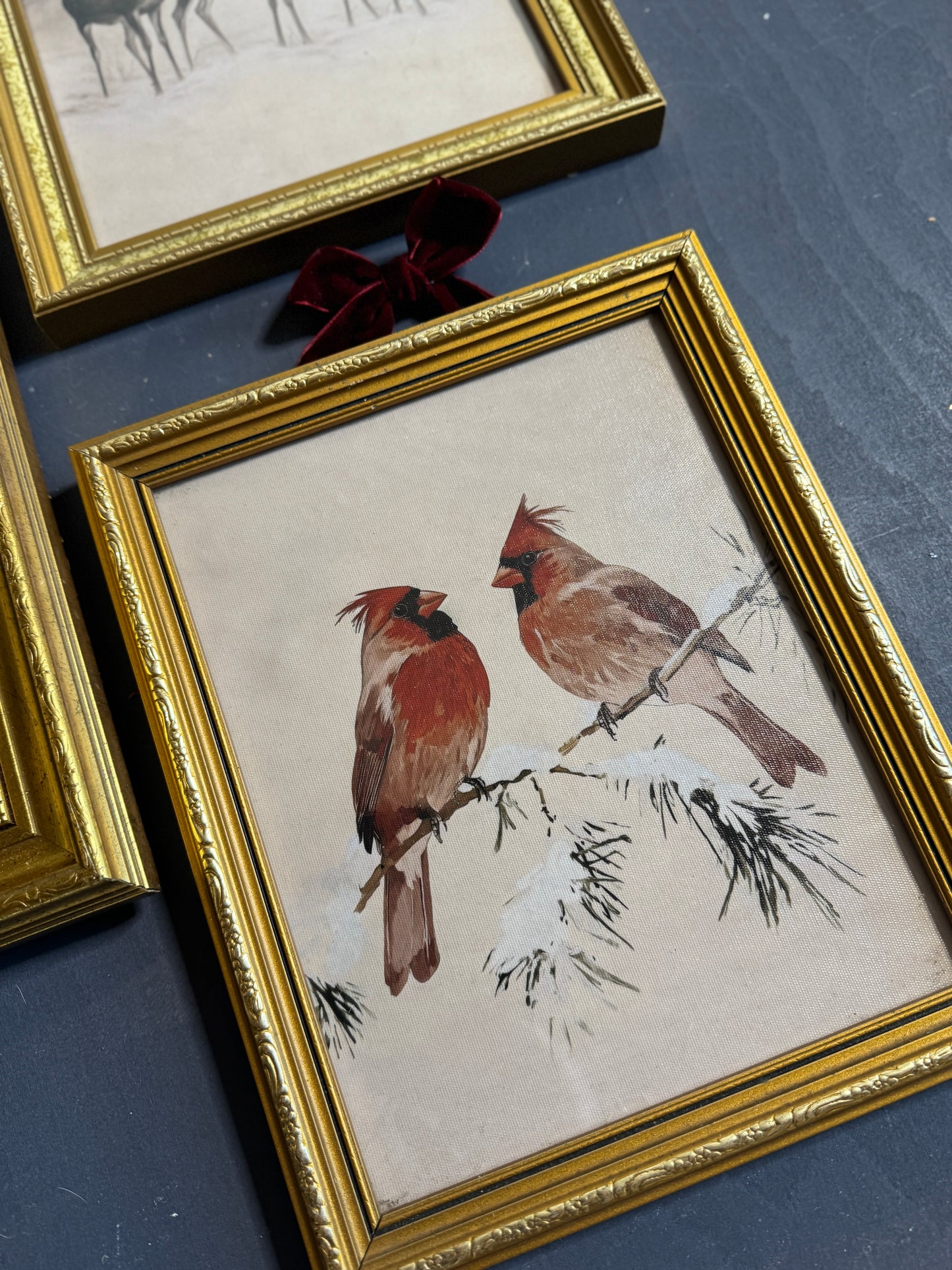 The Golden Noel Collection – Luxe Vintage Christmas Gallery Wall Set