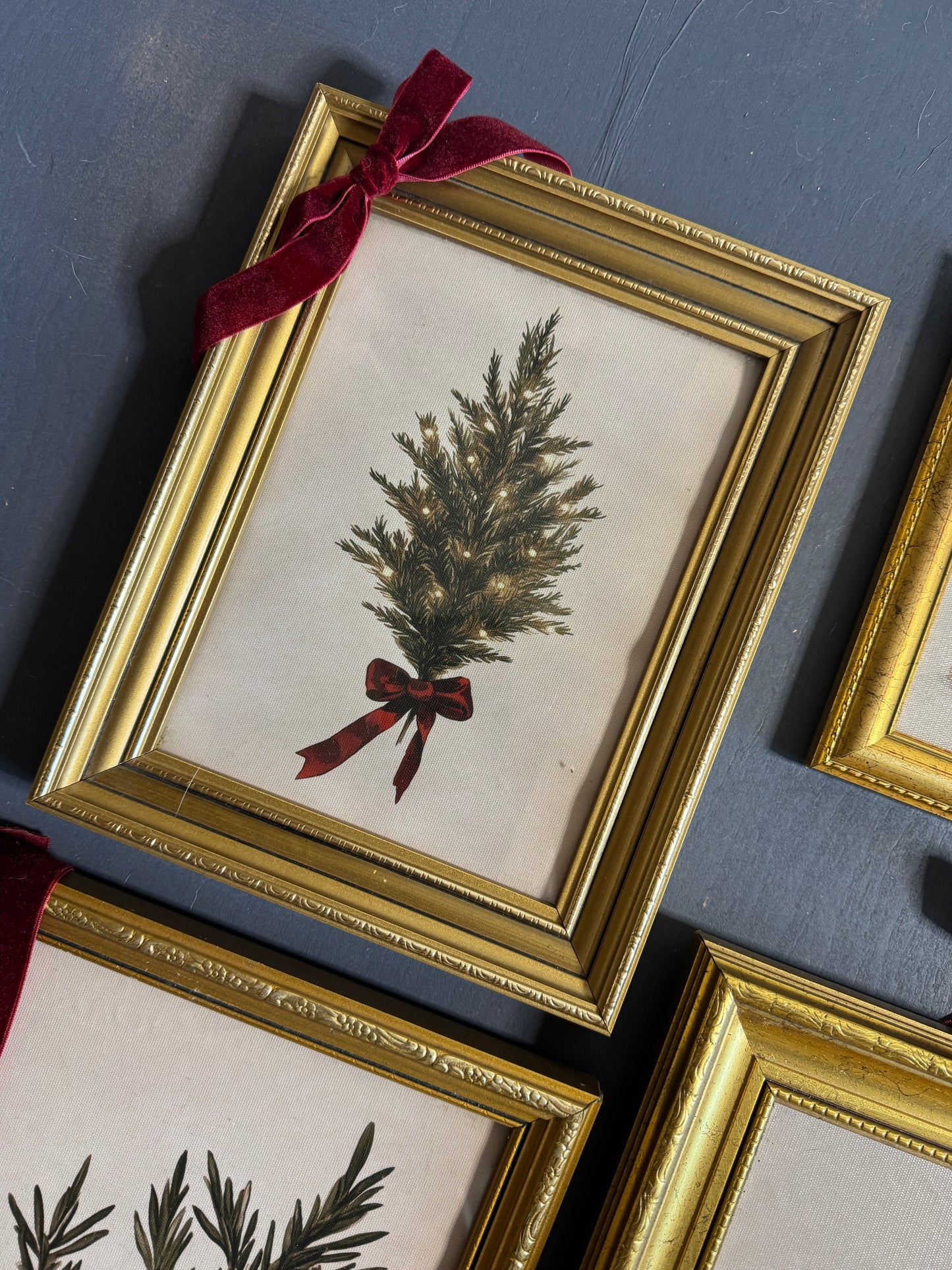 The Golden Noel Collection – Luxe Vintage Christmas Gallery Wall Set