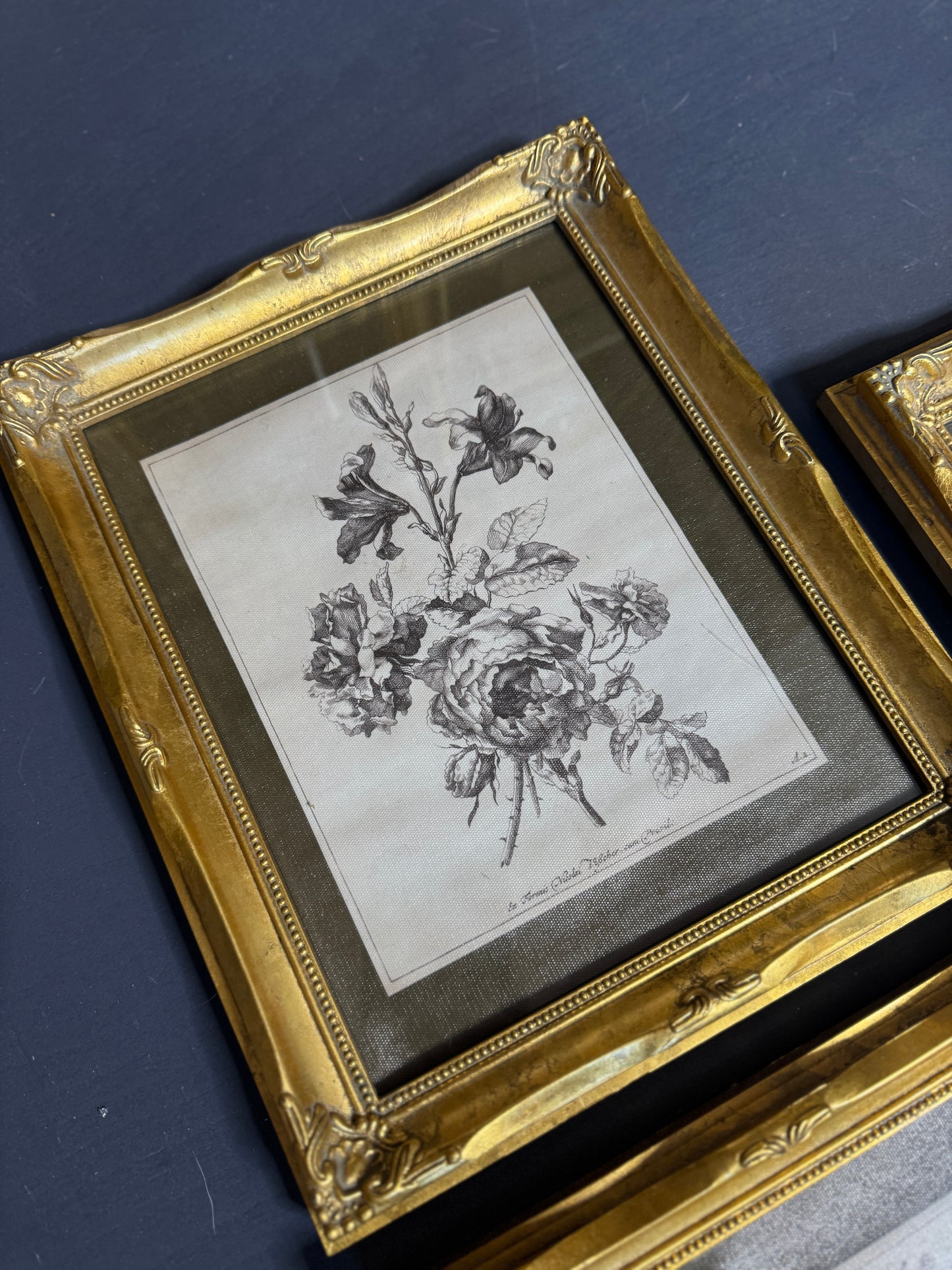 Veloura Verde & Gilt Gallery Collection – Vintage-Inspired Wall Set