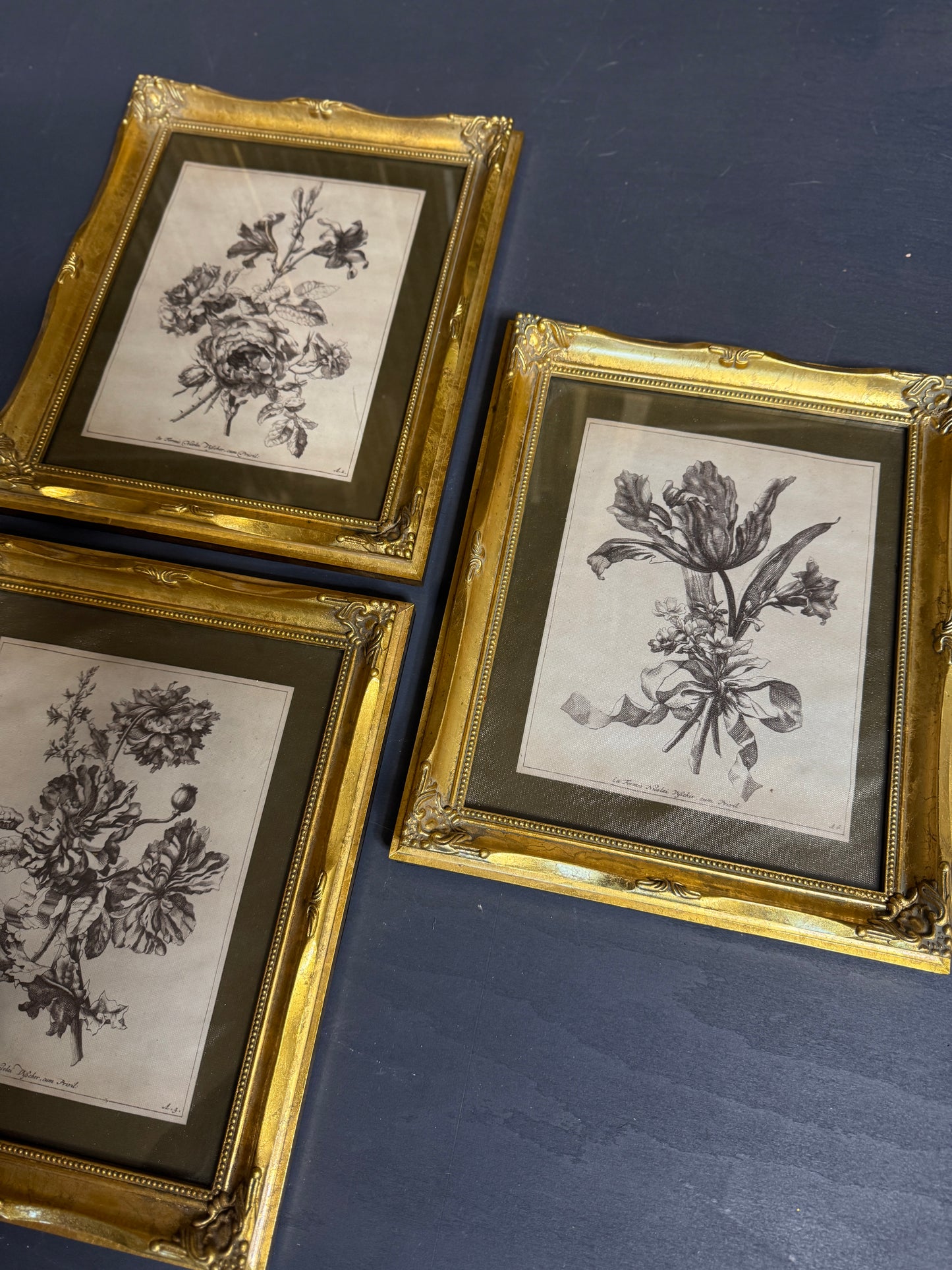 Veloura Verde & Gilt Gallery Collection – Vintage-Inspired Wall Set