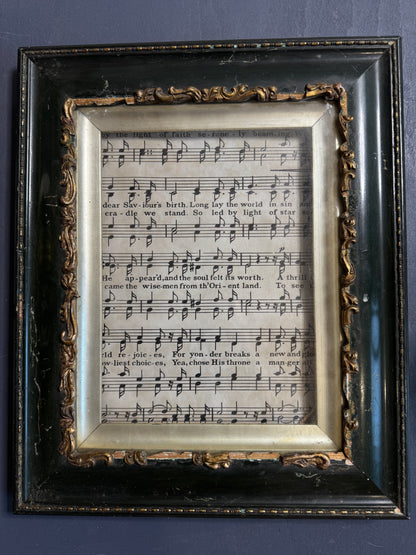 Antique Victorian Gilt Greenl Small Frame