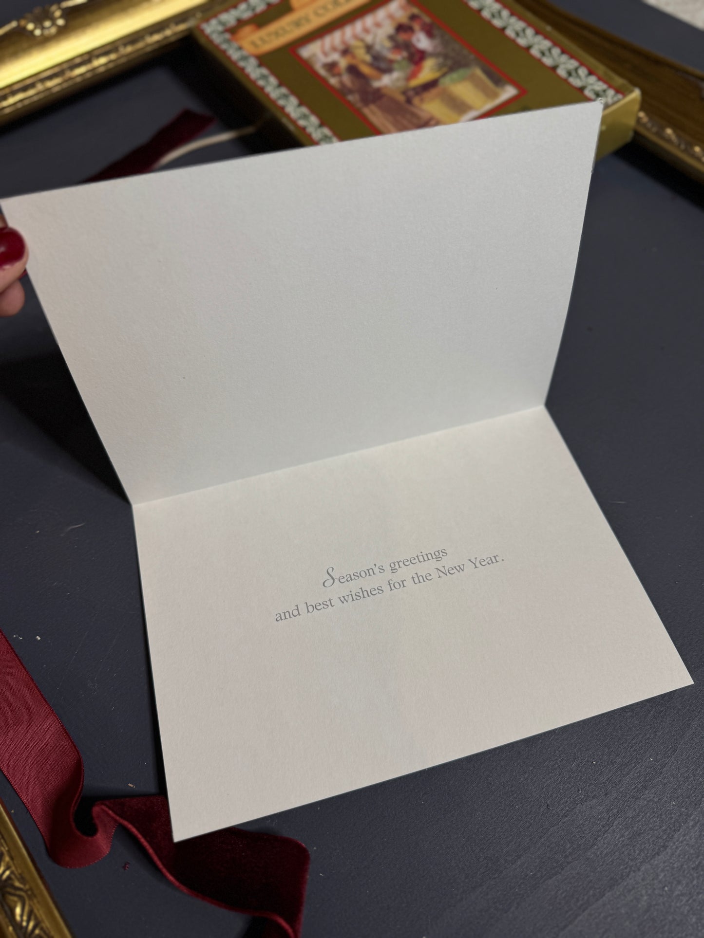 Vintage Christmas Cards in Original Box- Retro Holiday Greeting, Collectable Festive Greetings