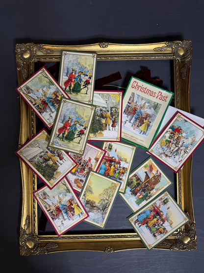 Vintage Christmas Cards in Original Box- Retro Holiday Greeting, Collectable Festive Greetings