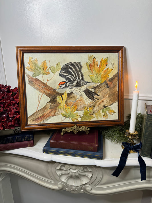 Feathered Serenity – Vintage Wildlife Portrait by N.G. Reynolds