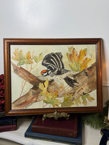 Feathered Serenity – Vintage Wildlife Portrait by N.G. Reynolds