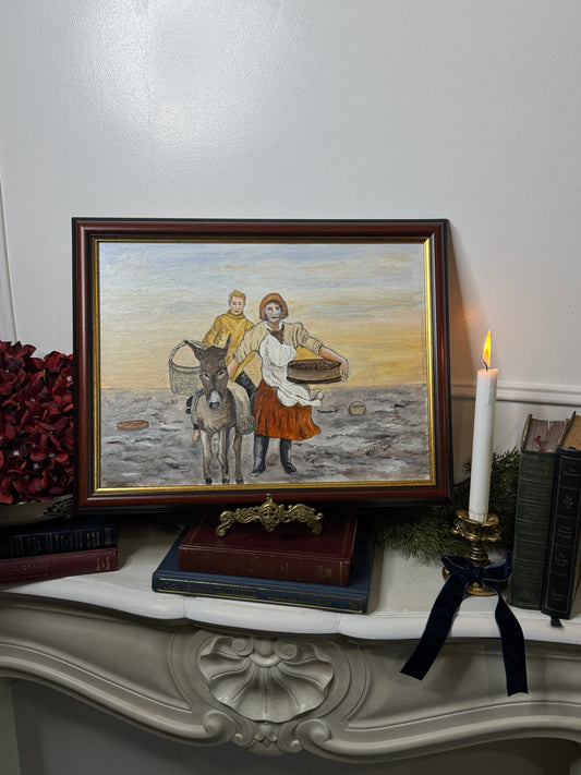 Original Mudflats Oil Painting by N.G. Reynolds