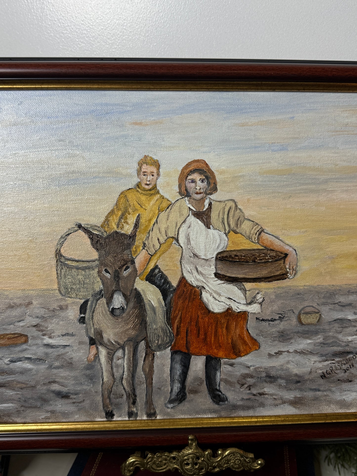 Original Mudflats Oil Painting by N.G. Reynolds