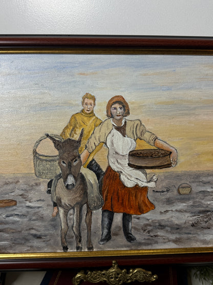 Original Mudflats Oil Painting by N.G. Reynolds