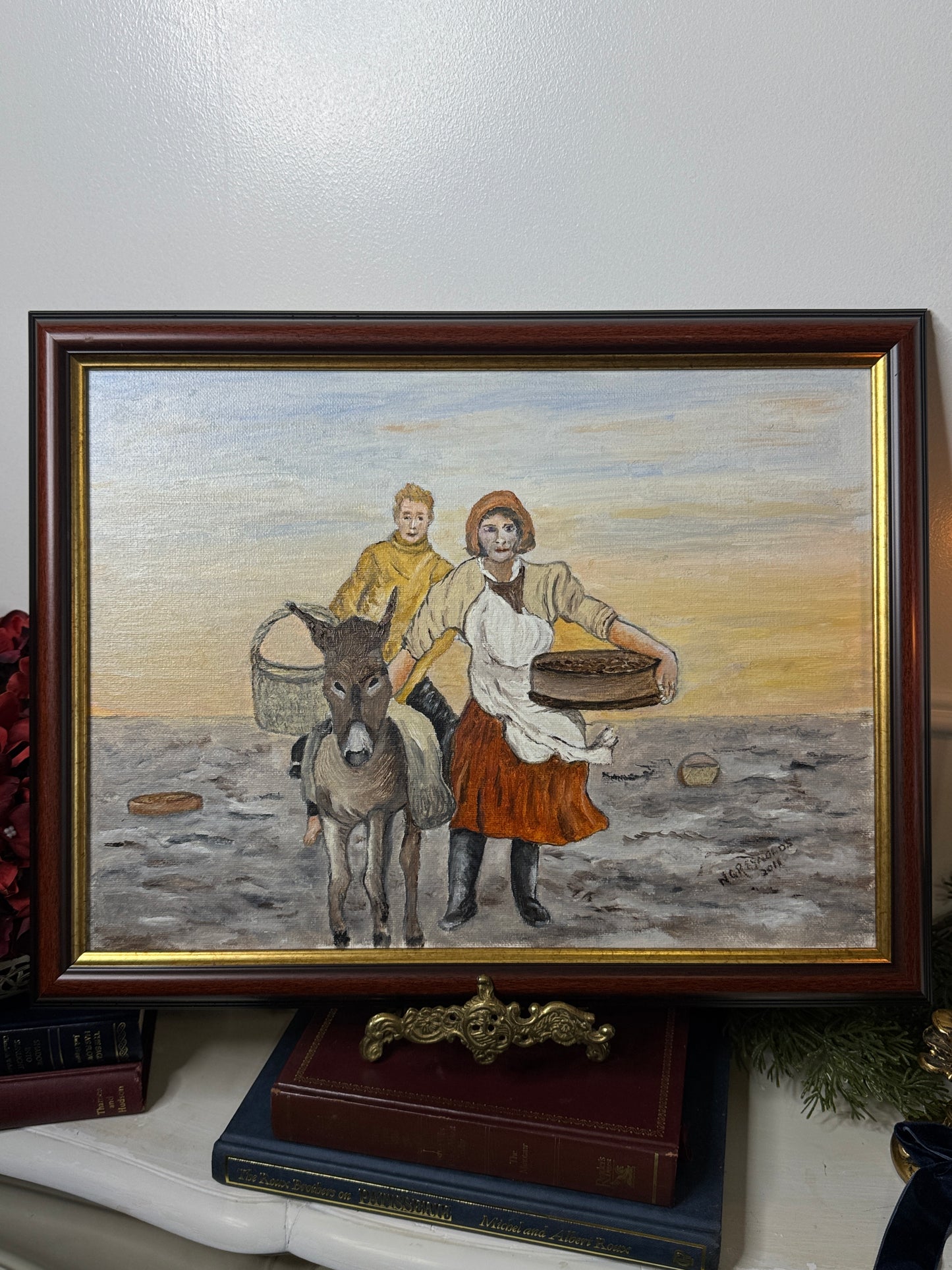 Original Mudflats Oil Painting by N.G. Reynolds