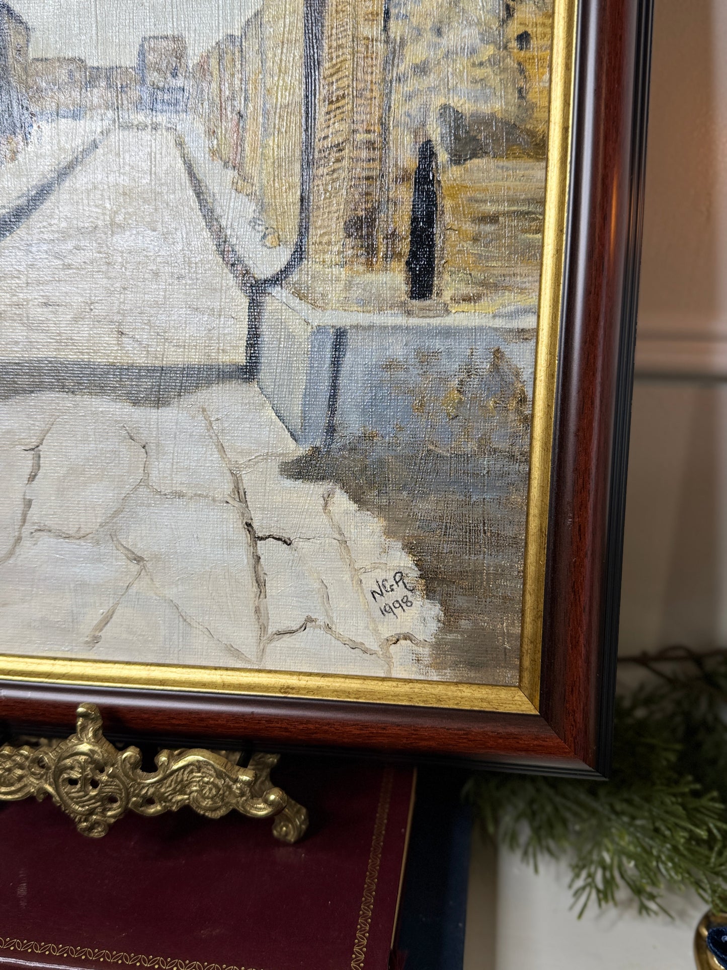 Heritage Pathways – Vintage Roman Road Scene by N.G. Reynolds