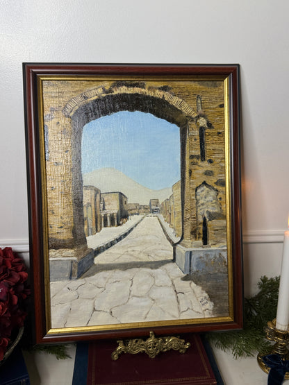 Heritage Pathways – Vintage Roman Road Scene by N.G. Reynolds