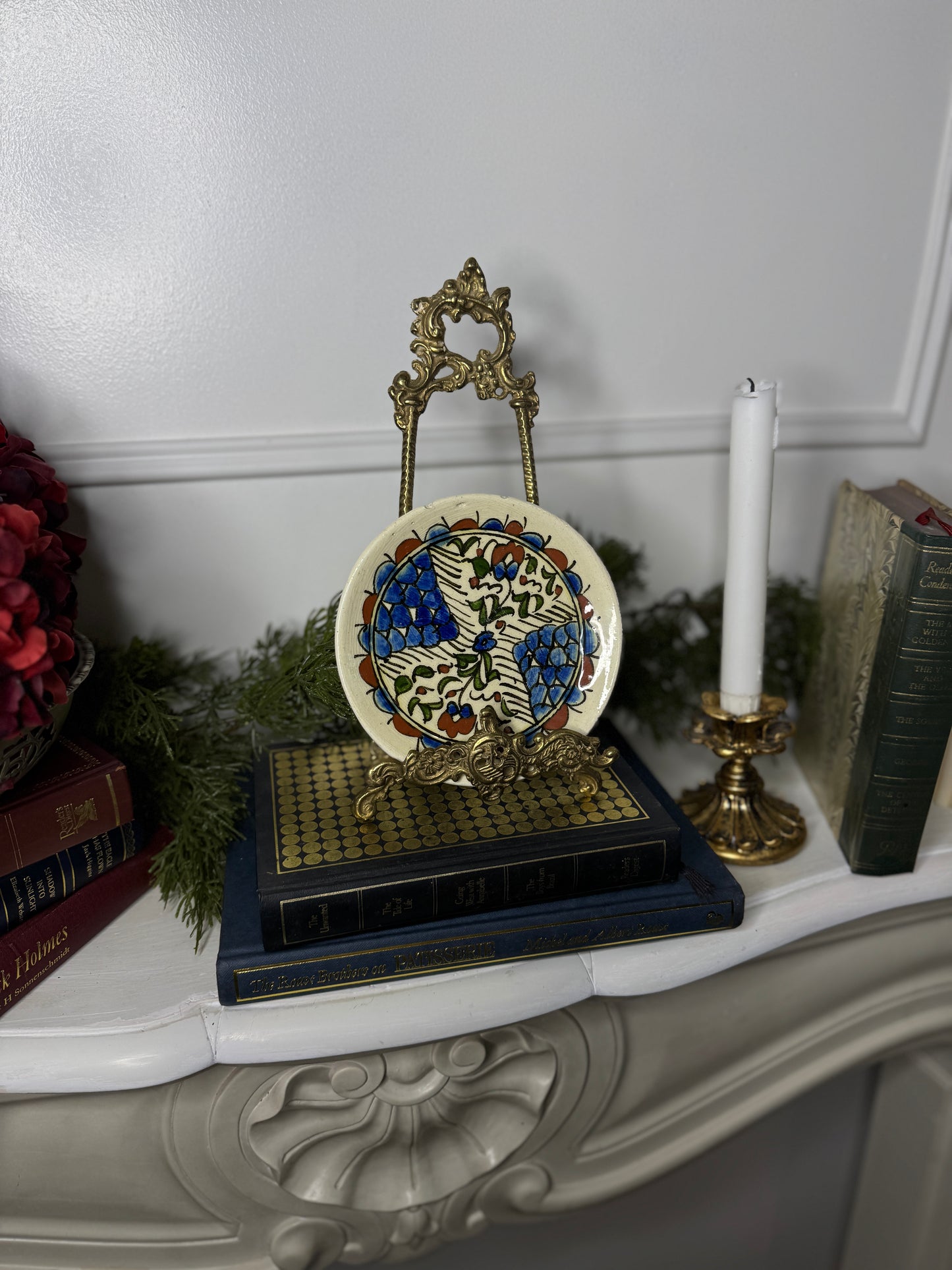 Vintage Hand Painted Small Collectable Wall Plate