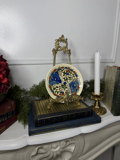 Vintage Hand Painted Small Collectable Wall Plate