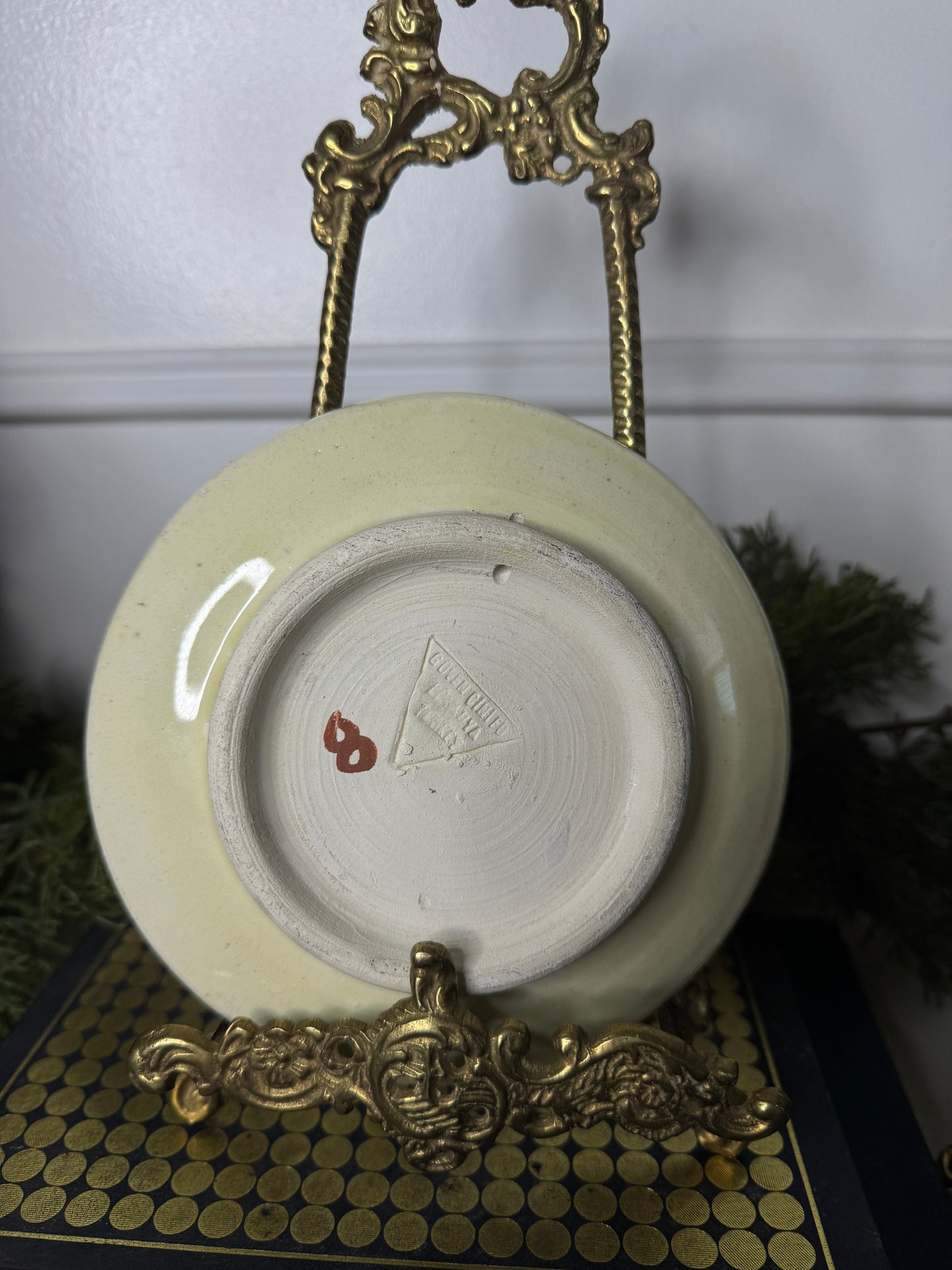Vintage Hand Painted Small Collectable Wall Plate