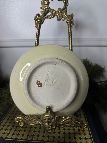 Vintage Hand Painted Small Collectable Wall Plate