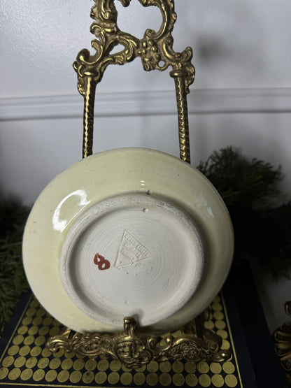Vintage Hand Painted Small Collectable Wall Plate