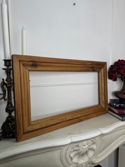 Antique Heavy Thick Oak Wooden Frame Rustic Collection