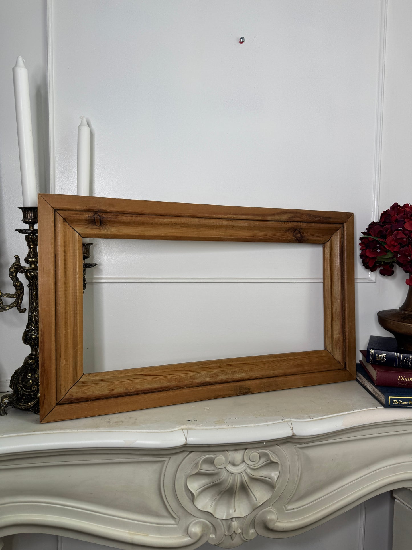 Antique Heavy Thick Oak Wooden Frame Rustic Collection