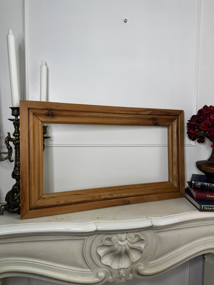 Antique Heavy Thick Oak Wooden Frame Rustic Collection
