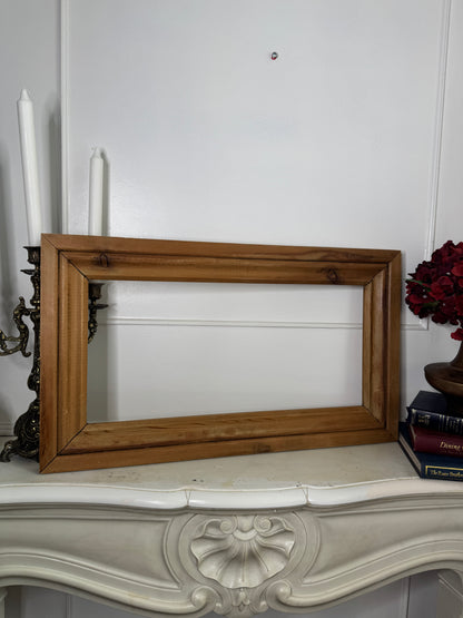 Antique Heavy Thick Oak Wooden Frame Rustic Collection